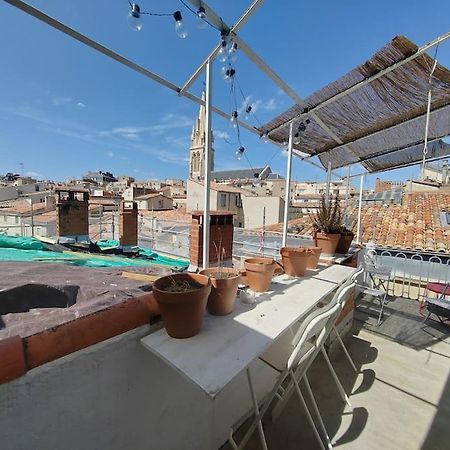 Superbe T3 Terrasse Avec Vue Centre Historique Apartment Montpellier Bagian luar foto